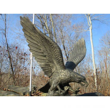 Garten Dekoration Bronze Tier Handwerk Metall Adler Statue